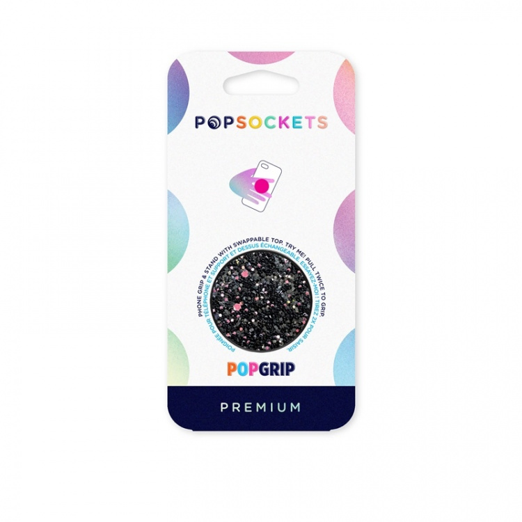 PopSockets PopGrip PREMIUM Sparkle Black