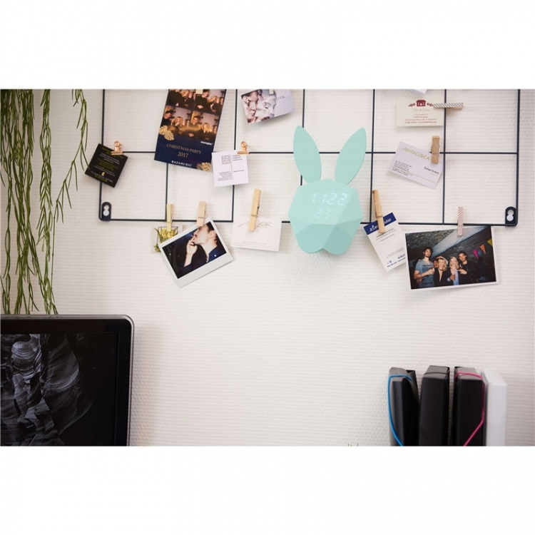 Mobility On Board Vækkeur med Natlys Rabbit Lyseblå Mobility On Board Vækkeur med Natlys Rabbit Lyseblå