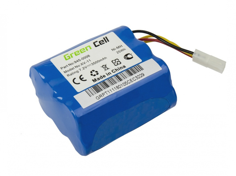 Batteri til Neato 945-0006 XV-11 XV-12 XV-21 XV-25 7,2V 3,5Ah