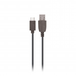 Setty Biloplader USB-stik med mikro-USB-kabel 1 m, 1A, Sort