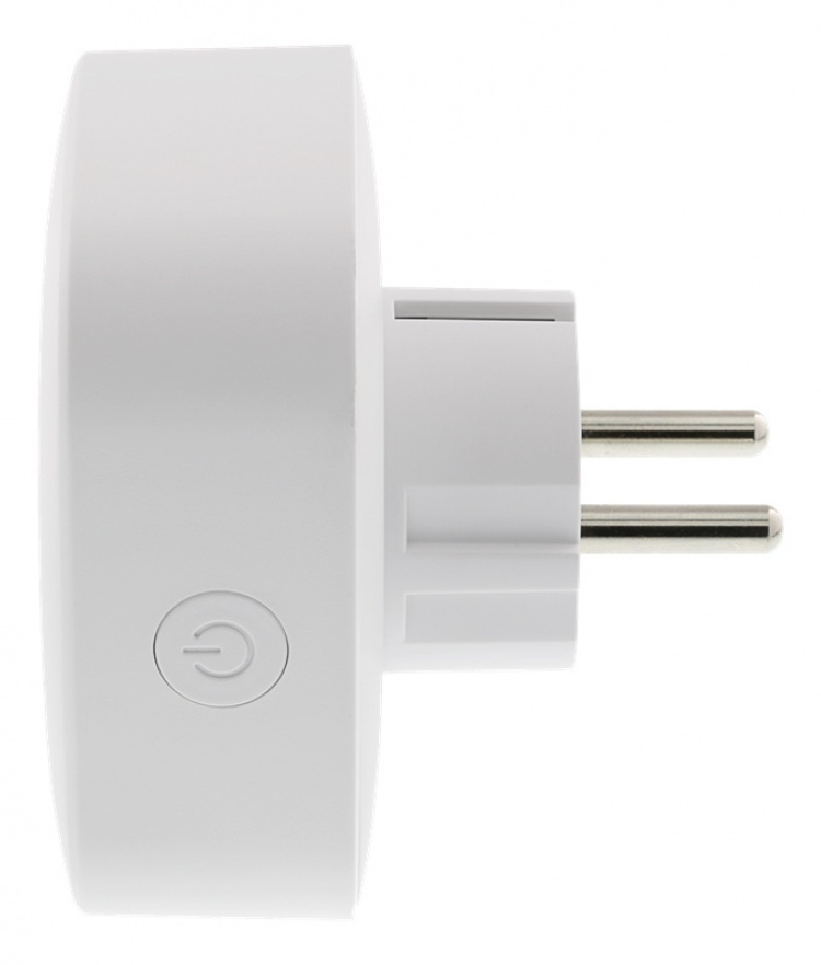 DELTACO SH-P01E Smart Home Plug with energy monitoring, 2.4GHz, white