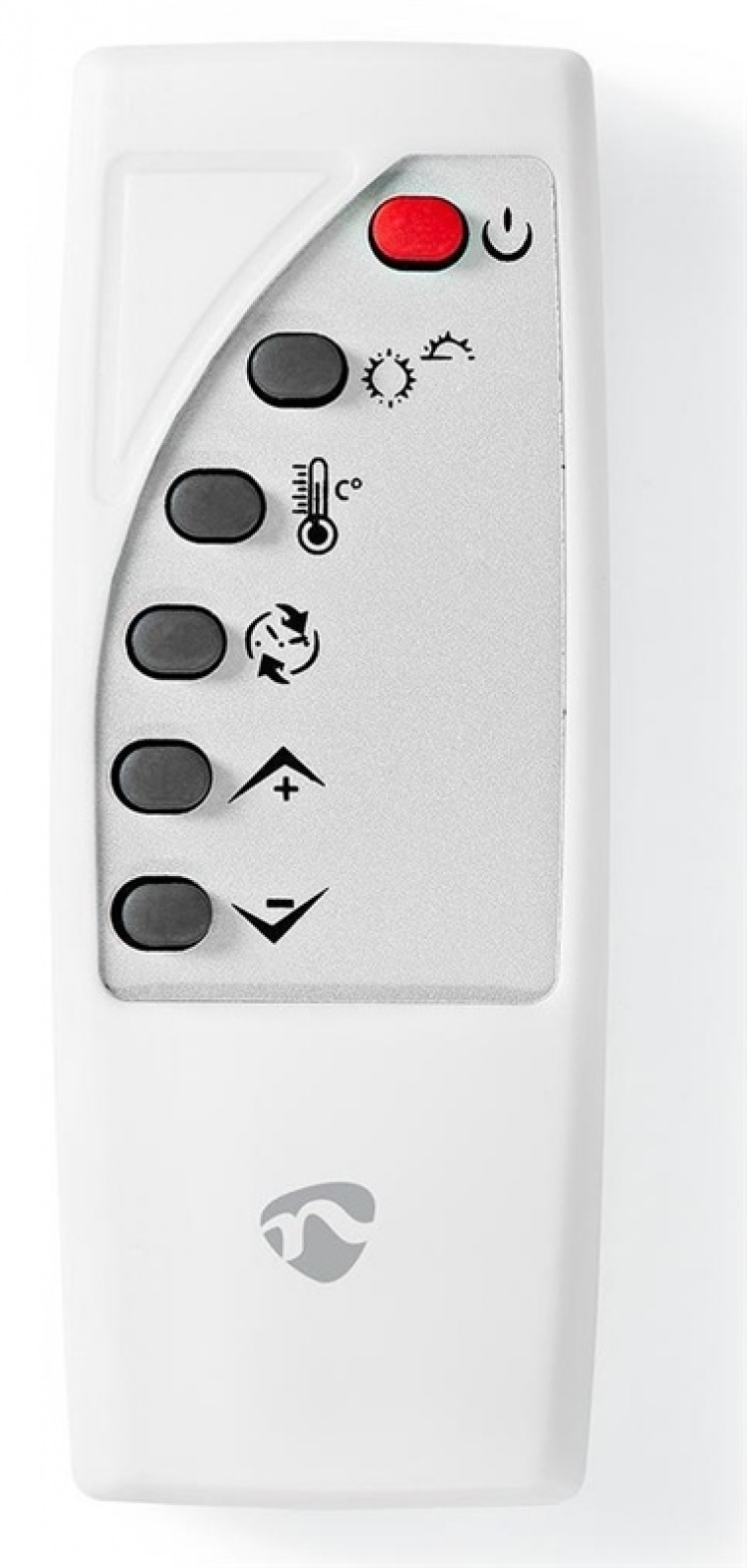 Nedis SmartLife Elradiator | Velegnet til badeværelse | Glas panel | 2000 W | 2 Varmeindstillinger | LED | 15 - 35 °C | Justerbar termostat | Hvid