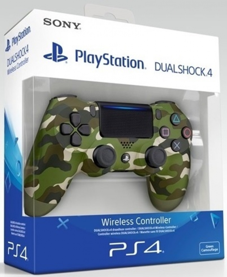 Sony DualShock 4 V2 (PS4) (Original) Grøn camouflage Sony DualShock 4 V2 (PS4) (Original) Grøn camouflage