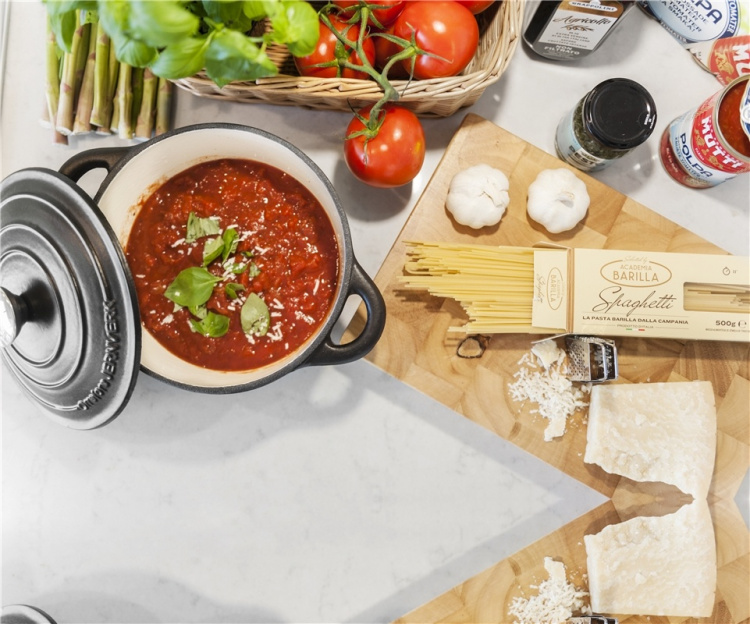 Orrefors Jernverk gjutjärnsgryta, 5 liter, orange