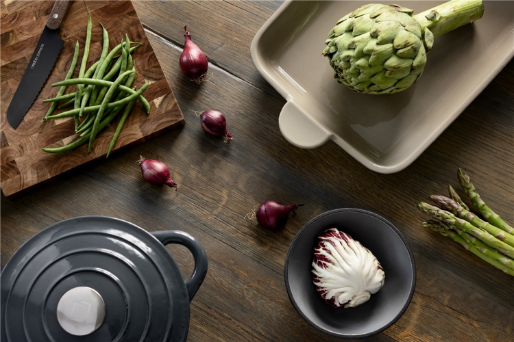 Orrefors Jernverk, keramisk gratinsæt 2-pak, sort