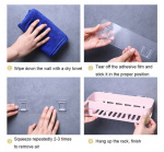 Nemt at samle badeværelse/brusehylde, beige