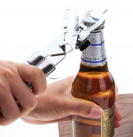 Konserv-/Flaskeåbner, Rustfrit stål