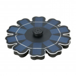 Flydende springvand drevet af solceller