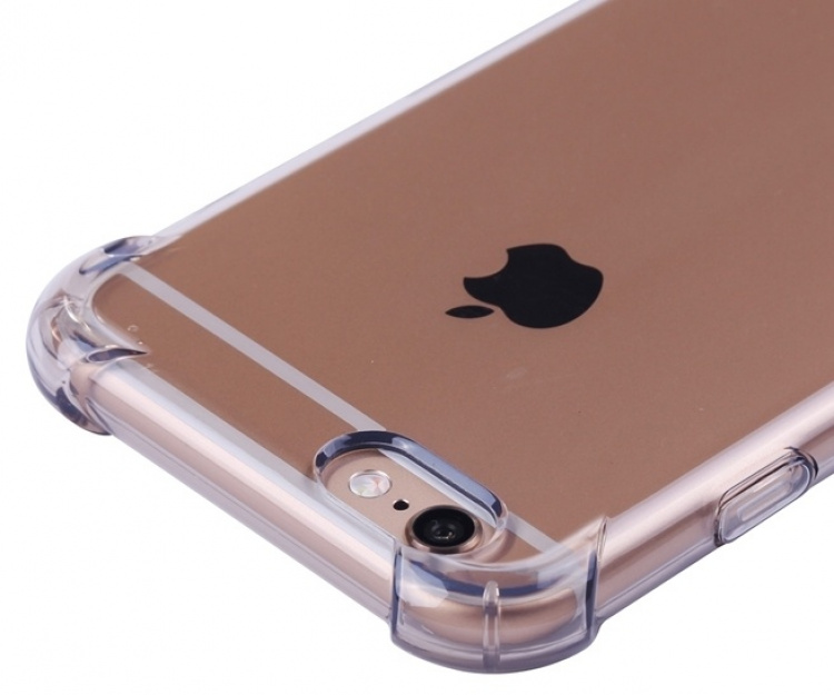 TPU case Galaxy A70, Transparent Grå