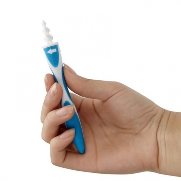 Glat ørevoksfjerner, 16-pak spiraler