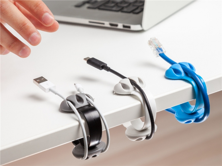 Kabelholder bordkant, Blå