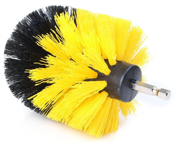 Sæt med 3 skurebørster til bore-/skruetrækker