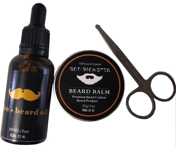 Skægplejesæt i gaveæske, 5 dele