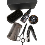 Skægplejesæt i 6 dele