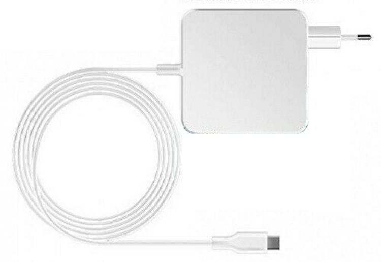 AC-adapter til Type-C PD 45W, hvid AC-adapter til Type-C PD 45W, hvid