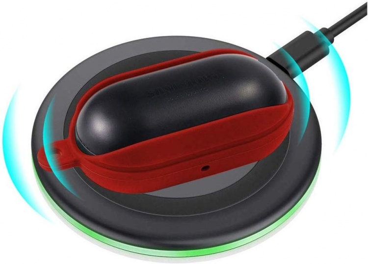 Beskyttelsesetui til Samsung Galaxy Buds (2019), Rød