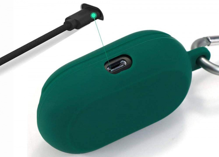 Beskyttelsesetui til Samsung Galaxy Buds (2019), Grøn