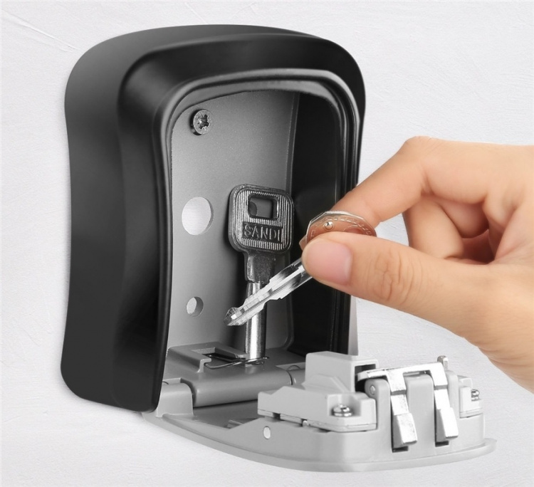 Kompakt Nøgleskab med kode lås