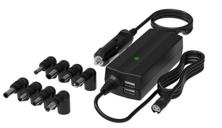 Universal biloplader til bærbar computer, 8 stik Universal biloplader til bærbar computer, 8 stik