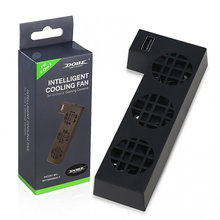 Ekstern køleventilator til Xbox One X, sort