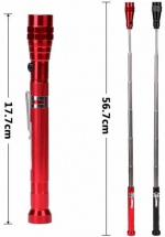 Magnetisk lommelygte, rød Magnetisk lommelygte, rød