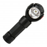 Genopladelig T6 + COB LED 360° roterende lommelygte med magnet