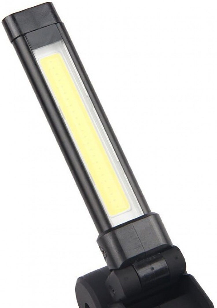 Genopladelig lommelygte 2000mAh, svart