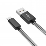 NORDIQZENZ Micro-USB kabel i Metal, 1m