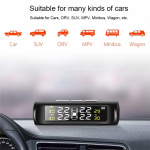 Solcelledrevet dæktryksmåler Solcelledrevet dæktryksmåler