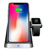 3-i-1 Qi-opladningsstander til Airpods, smartphone og smartwatch 3-i-1 Qi-opladningsstander til Airpods, smartphone og smartwatch