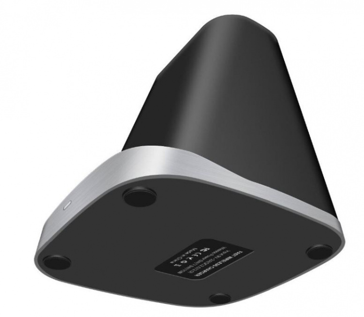 Pladsbesparende pennestativ med trådløs Qi-opladning