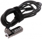 Universal computerlås med kodelås, 1,9 m