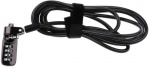 Universal computerlås med kodelås, 1,9 m