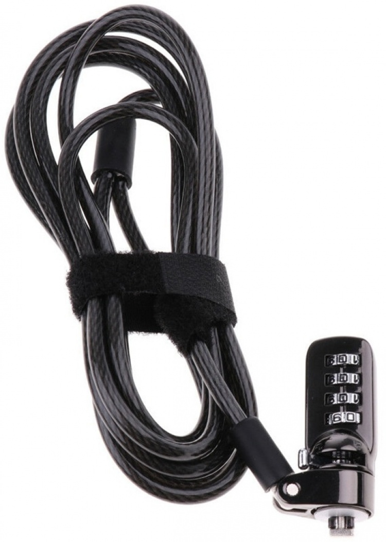 Universal computerlås med kodelås, 1,9 m