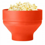 Mikroskål til popcorn, orange