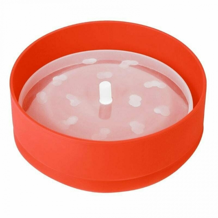 Mikroskål til popcorn, orange