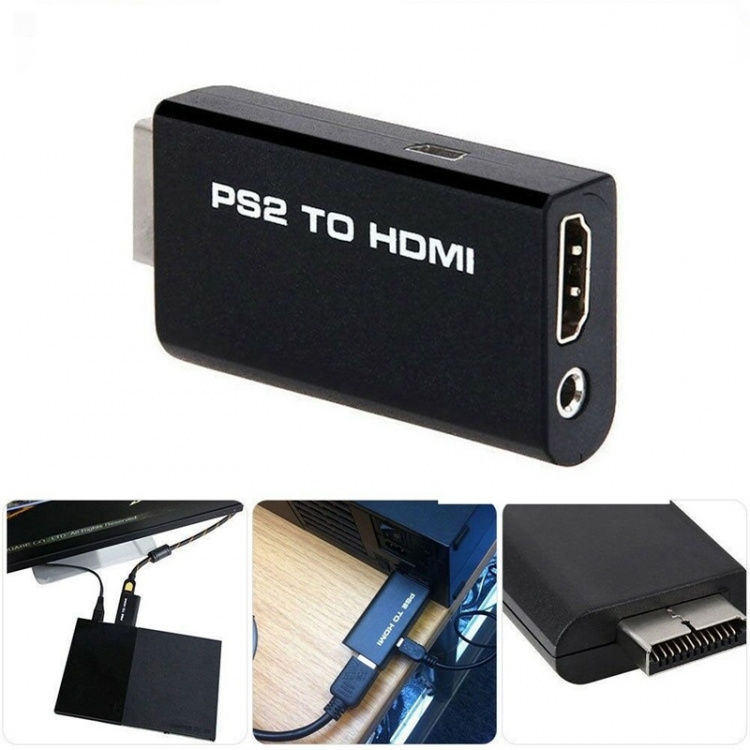 HDMI-adapter til Playstation 2