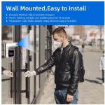 Vægmonteret termometer med IR-teknologi, ideelt til kontorer Vægmonteret termometer med IR-teknologi, ideelt til kontorer