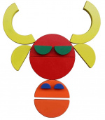 Kreativt puslespil med cirkler