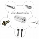 Supersmart Multi sleeve med grebsområde 7-19mm