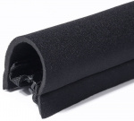 4-pak Kabelcover med lynlås, Svart