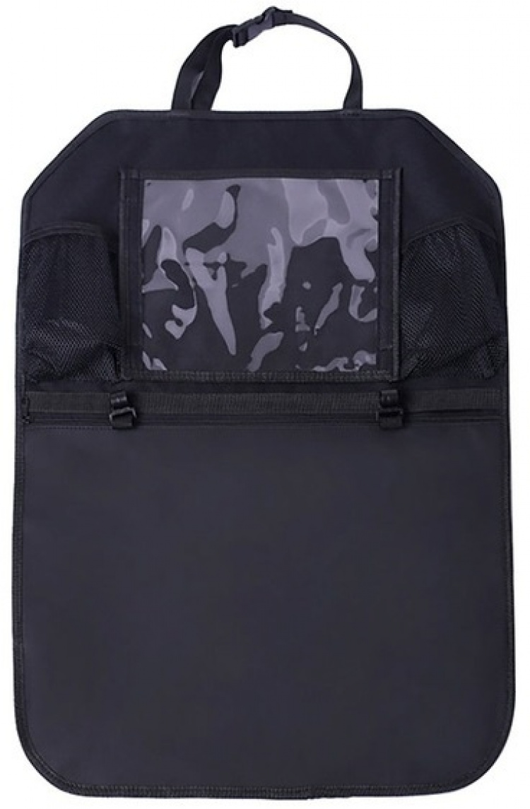 Kickcover med opbevaringsrum, hængekrog til bilen, Svart