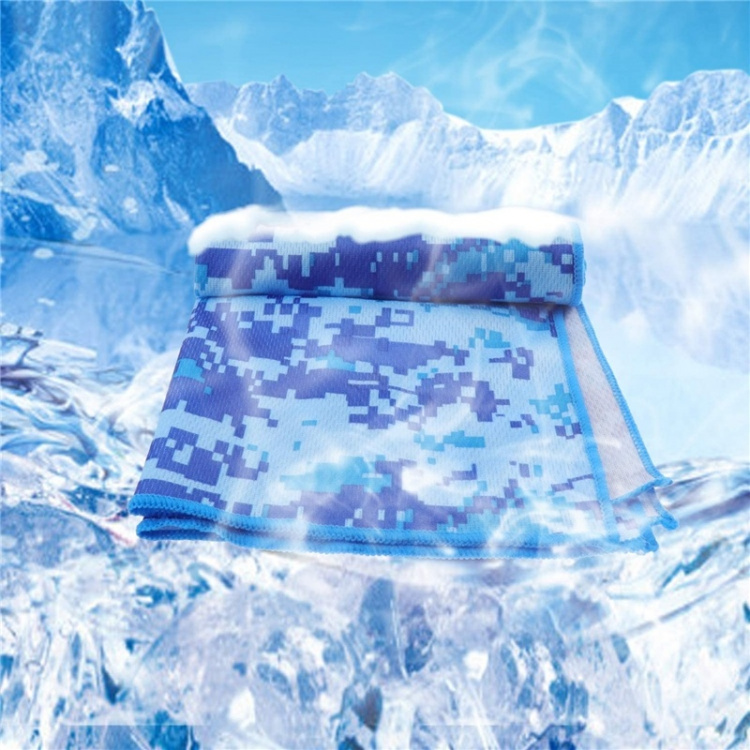 Kølende kølehåndklæde, Blue Camouflage