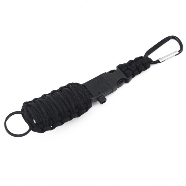 Survival kit med 12 tilbehør - Svart