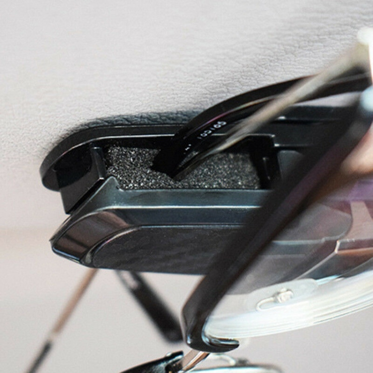 Klips til solbriller til bilen, Sort