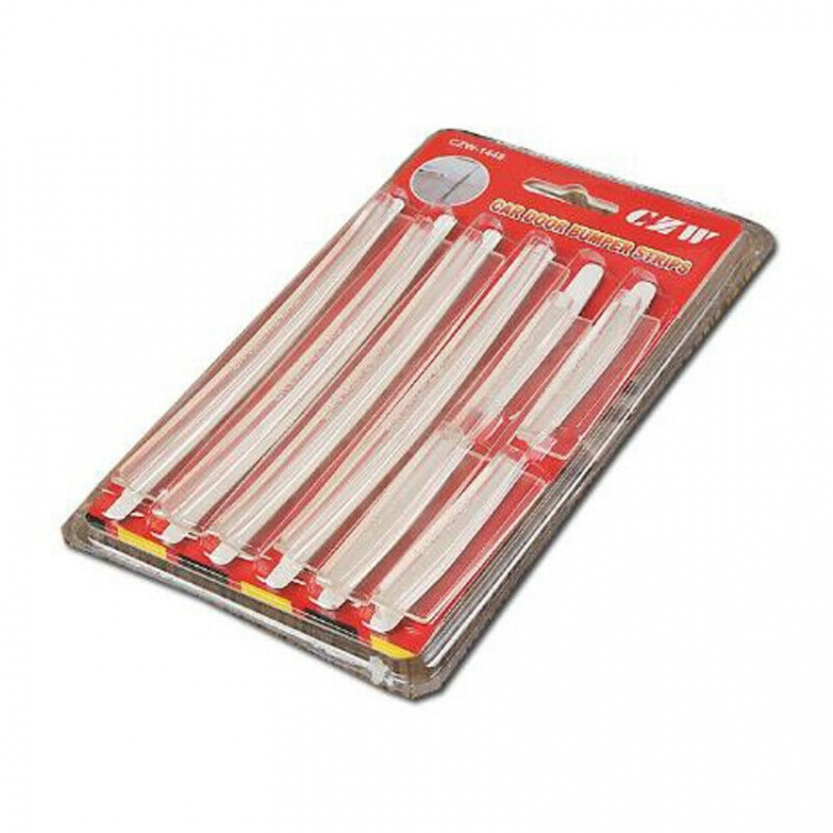 8-pak Beskyttelsesliste til bildør Transparent