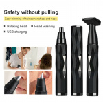 Næse- og ansigtshårtrimmer, Sort