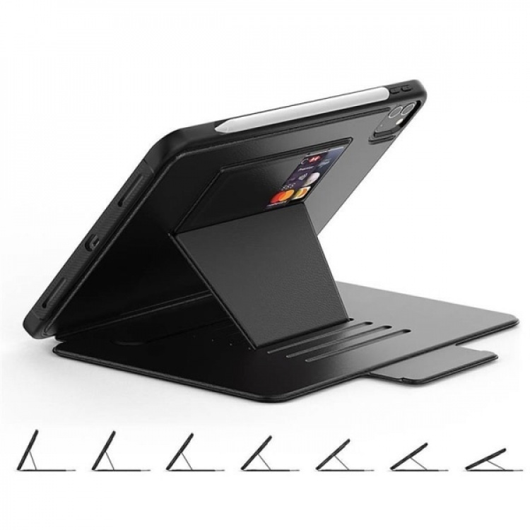 Beskyttende taske til iPad Air 4 2020 med penholder, Sort