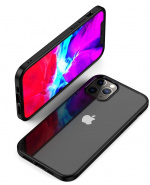 Elegant mobilcover til iPhone 12 mini, Sort