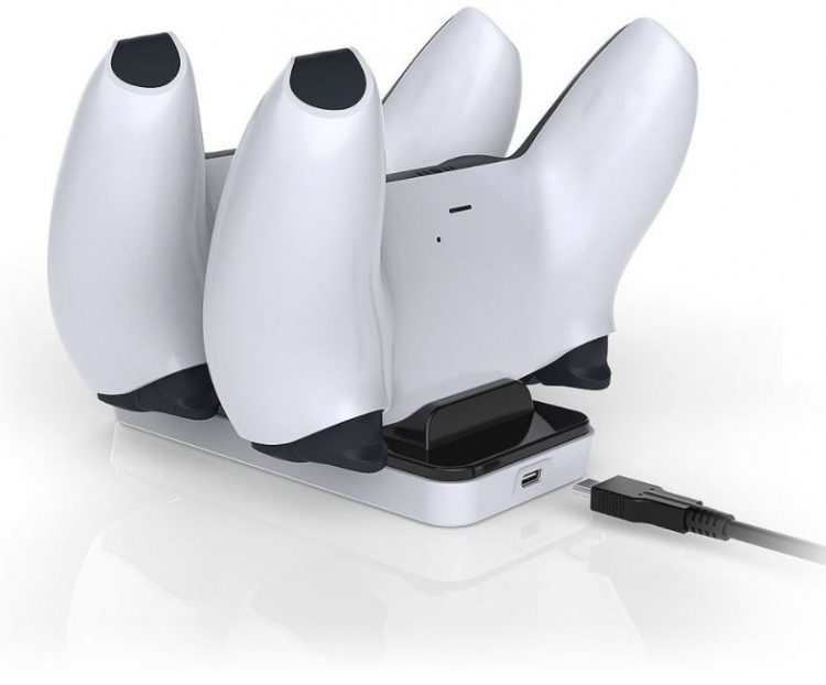 Dobe Dobbelt Opladningsstation til 2 PS5 DualSense Controllere